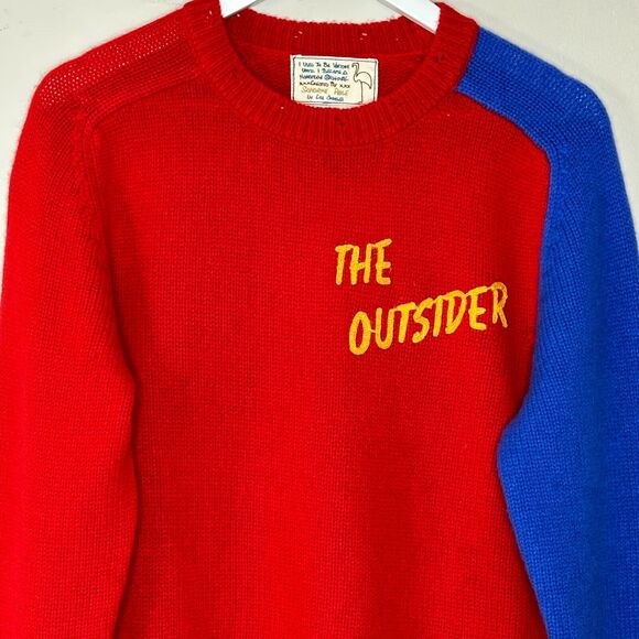 Sandrine Rose The Outsider Cashmere Blend Oversized Sweater Distressed XS NWT - Picture 7 of 10